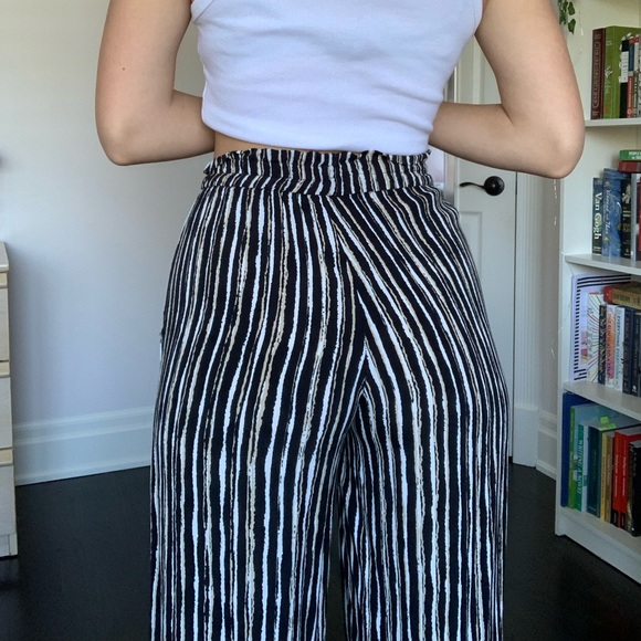 Striped flowy trousers - Picture 4 of 5